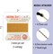 Griffin Silk Bead Cord Perlseide – Size 7 (0.75mm) – 2 Meters per Card – Stainless Steel Needle Attached – for Knotting Pearls, Gemstones, Crystals and Beads